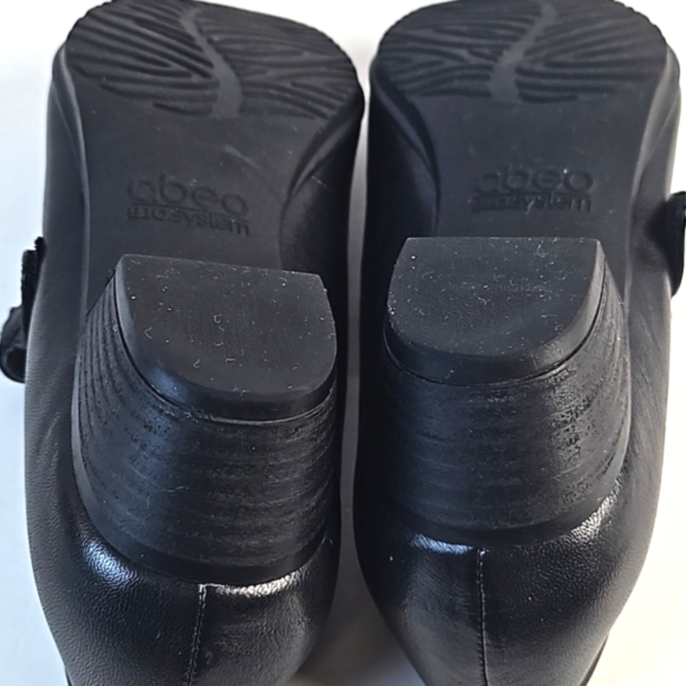 Abeo B.I.O.System Marisol Black Leather  Block Heel Comfort Mary Jane Pu… - Picture 12 of 16